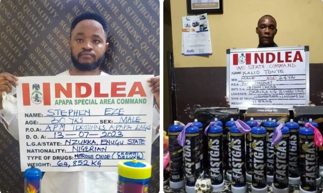  NDLEA clamps down on illegal dealers of ‘Laughing Gas’
