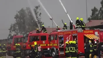 Fire Guts Seven-Storey Building In Lagos