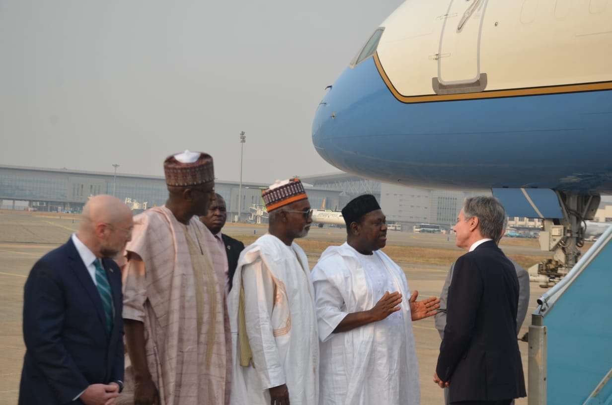 Nigerian Foreign Minister Tuggar Welcomes US Secretary of State Blinken for Bilateral Talks