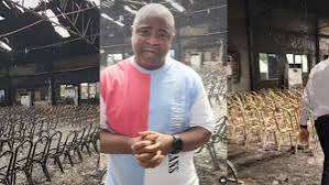 Fire Guts Popular Church In Lagos 