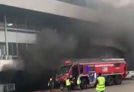 Flight operations diverted as fire breaks out at Lagos airport