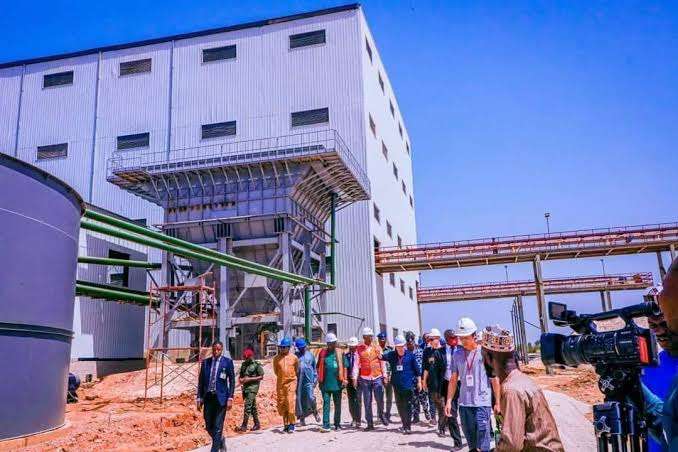 President Tinubu Commissions Lithium Processing Factory in  Nasarawa