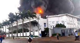 BREAKING! Christ Embassy Headquarters On Fire