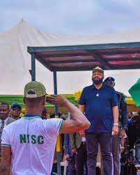 Surprise: Governor gifts Corpers N320 million, 600 bags of rice, 20 cows