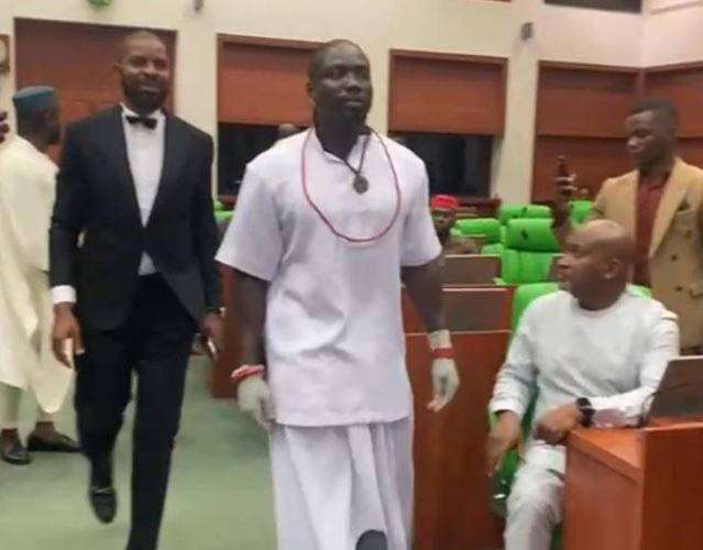 Bribery saga: Bobrisky absent as VDM, Adeyanju, others storm NASS