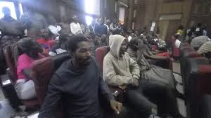 Panic As #EndBadGovernance Protest Suspect Faint In Court 