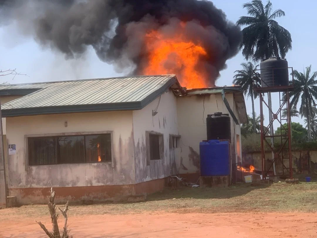 Blaze Engulfs INEC Office in Delta’s Ika North East LGA