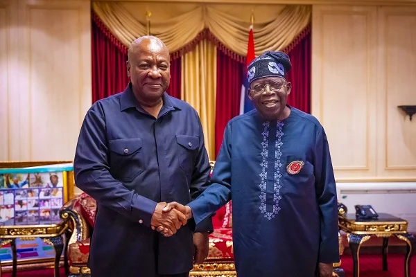 John Mahama Visits Tinubu Ahead of Inauguration