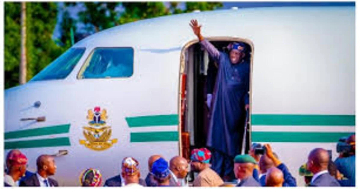 Tinubu jets out of Abuja again