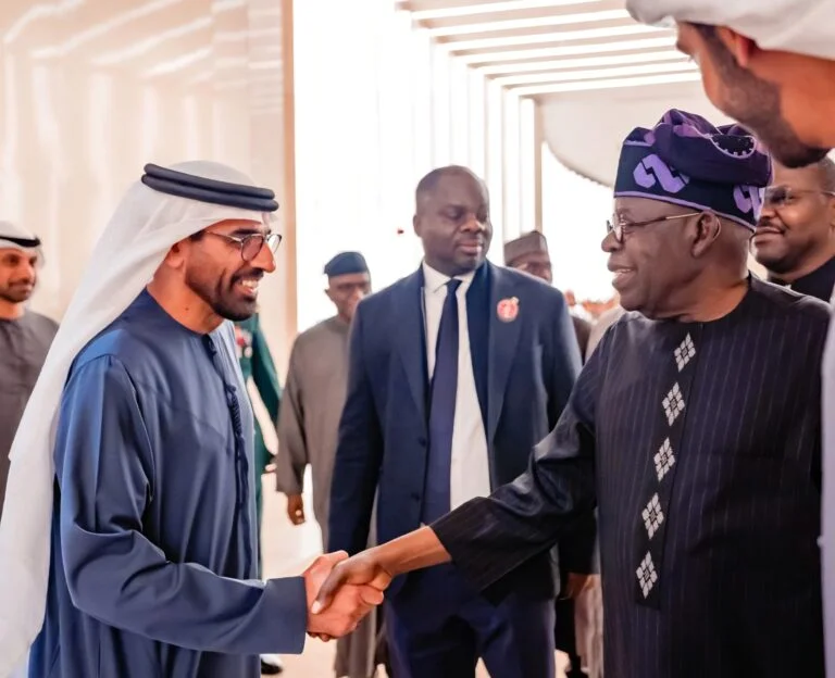 President Bola Tinubu, Sunday arrived Abu Dhabi for the 2026 Abu Dhabi Sustainability Week.