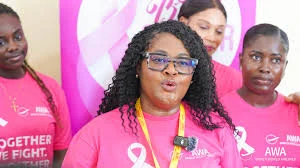 African women at a breast cancer awareness event highlighting rising breast cancer cases across the continent.