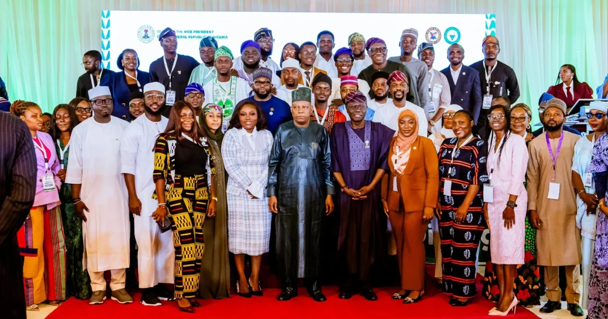 Kashim Shettima warns Nigeria’s growing youth population risks becoming a liability without urgent investment in education, skills, and leadership development.